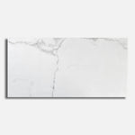 12x24 Statuario Paris Polished Marble Look Porcelain Tile - American Tile Depot