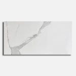 12x24 Statuario Paris Polished Marble Look Porcelain Tile - American Tile Depot