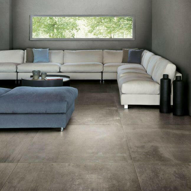 12x24 Thivora Gris Matte Concrete Look Porcelain Tile 12x24 Thivora Gris Matte Concrete Look Porcelain Tile - American Tile Depot
