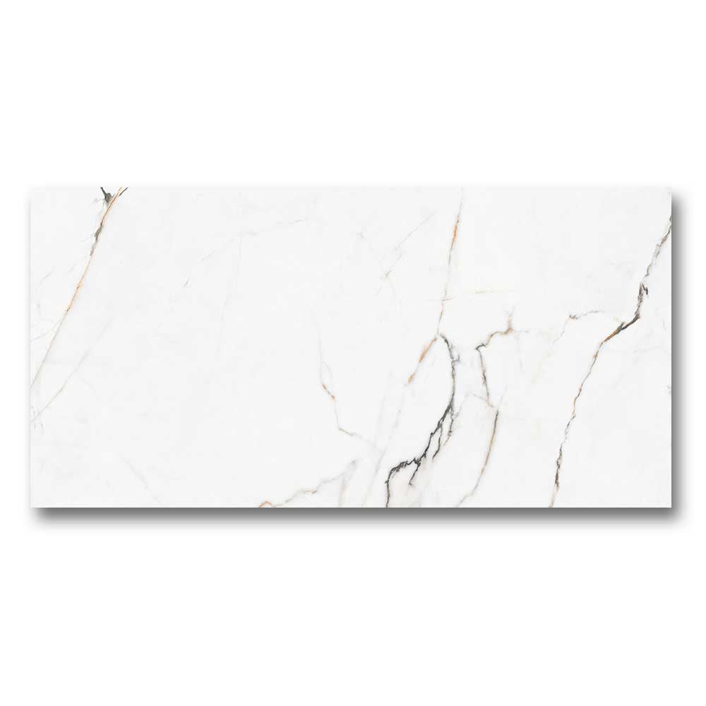 24x48 Torano Dorado Polished Marble Look Porcelain Tile