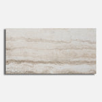 12x24 Travertine Beige Polished Porcelain Tile - American Tile Depot
