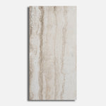 12x24 Travertine Beige Polished Porcelain Tile - American Tile Depot