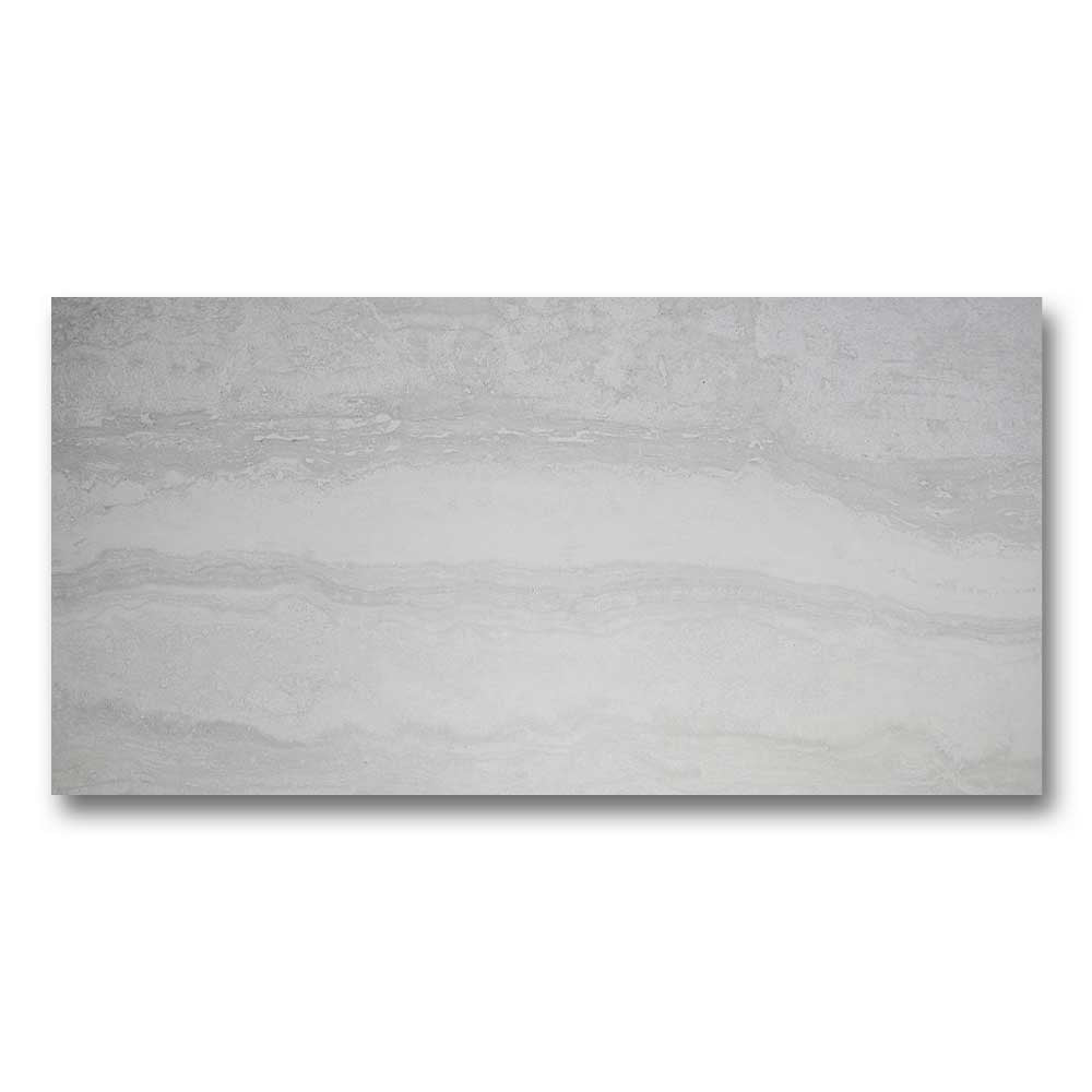 12x24 Travertine Bianco Matte Travertine Look Porcelain Tile