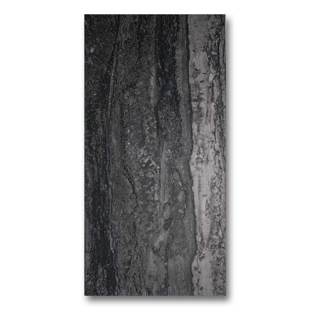 12x24 Travertine Black Matte Porcelain Tile 12x24 Travertine Black Matte Porcelain Tile - American Tile Depot