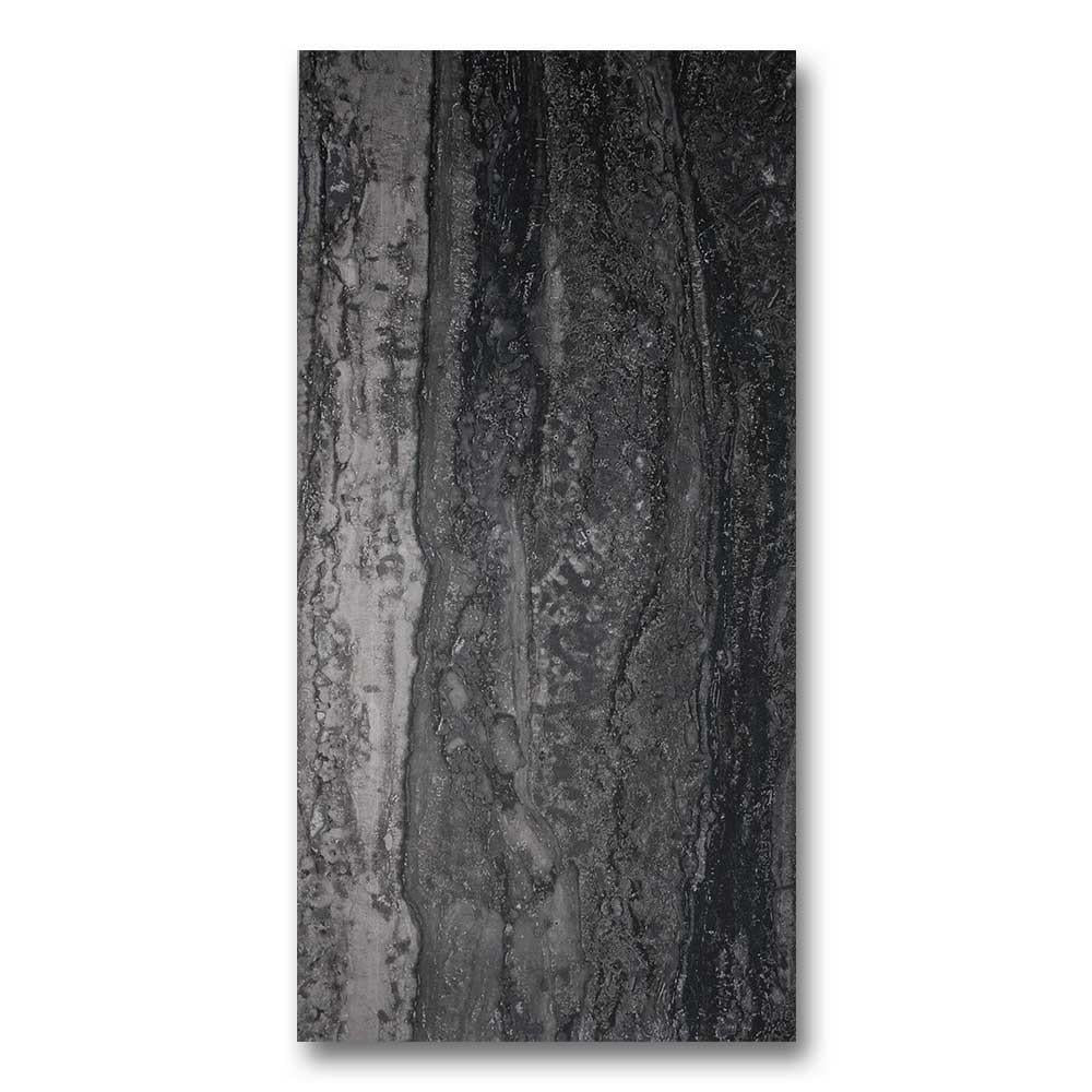 12x24 Travertine Black Matte Porcelain Tile 12x24 Travertine Black Matte Porcelain Tile - American Tile Depot