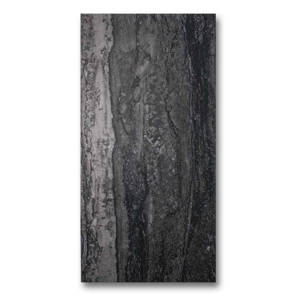12x24 Travertine Black Matte Porcelain Tile 12x24 Travertine Black Matte Porcelain Tile - American Tile Depot