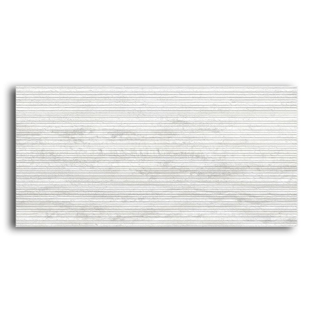 12x24 Travertine Silver Lineal Porcelain Wall Tile 12x24 Travertine Silver Lineal Porcelain Wall Tile - American Tile Depot