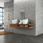 12x24 Trelora Argent Matte Limestone Look Porcelain Tile 12x24 Trelora Argent Matte Limestone Look Porcelain Tile - American Tile Depot