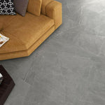 12x24 Trelora Argent Matte Limestone Look Porcelain Tile 12x24 Trelora Argent Matte Limestone Look Porcelain Tile - American Tile Depot