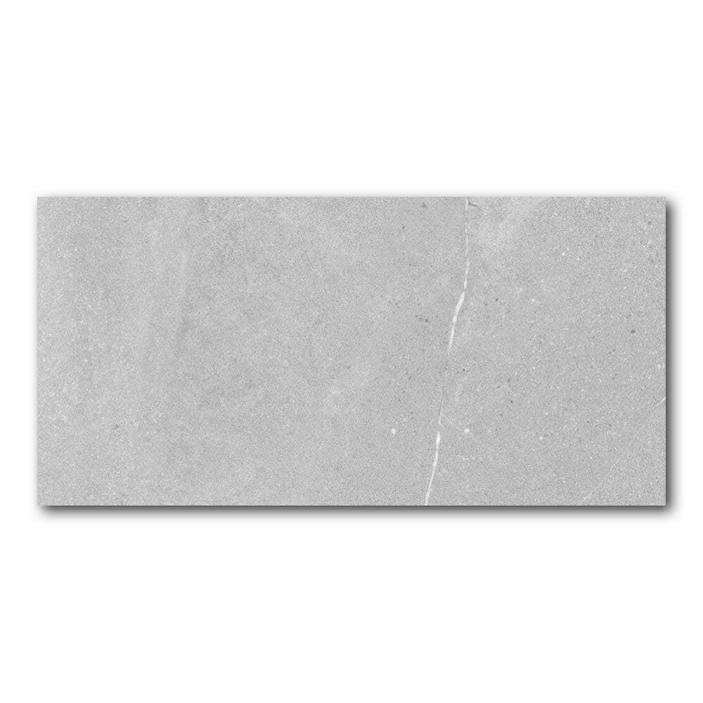 12x24 Trelora Argent Matte Limestone Look Porcelain Tile 12x24 Trelora Argent Matte Limestone Look Porcelain Tile - American Tile Depot