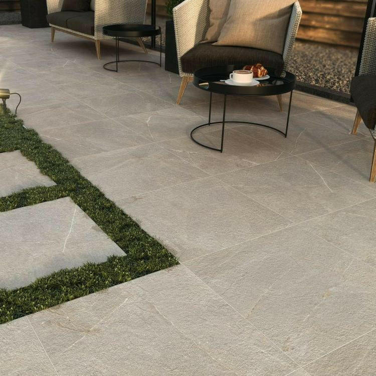 12x24 Trelora Bone Matte Limestone Look Porcelain Tile 12x24 Trelora Bone Matte Limestone Look Porcelain Tile - American Tile Depot