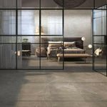 12x24 Trelora Noce Matte Limestone Look Porcelain Tile 12x24 Trelora Noce Matte Limestone Look Porcelain Tile - American Tile Depot