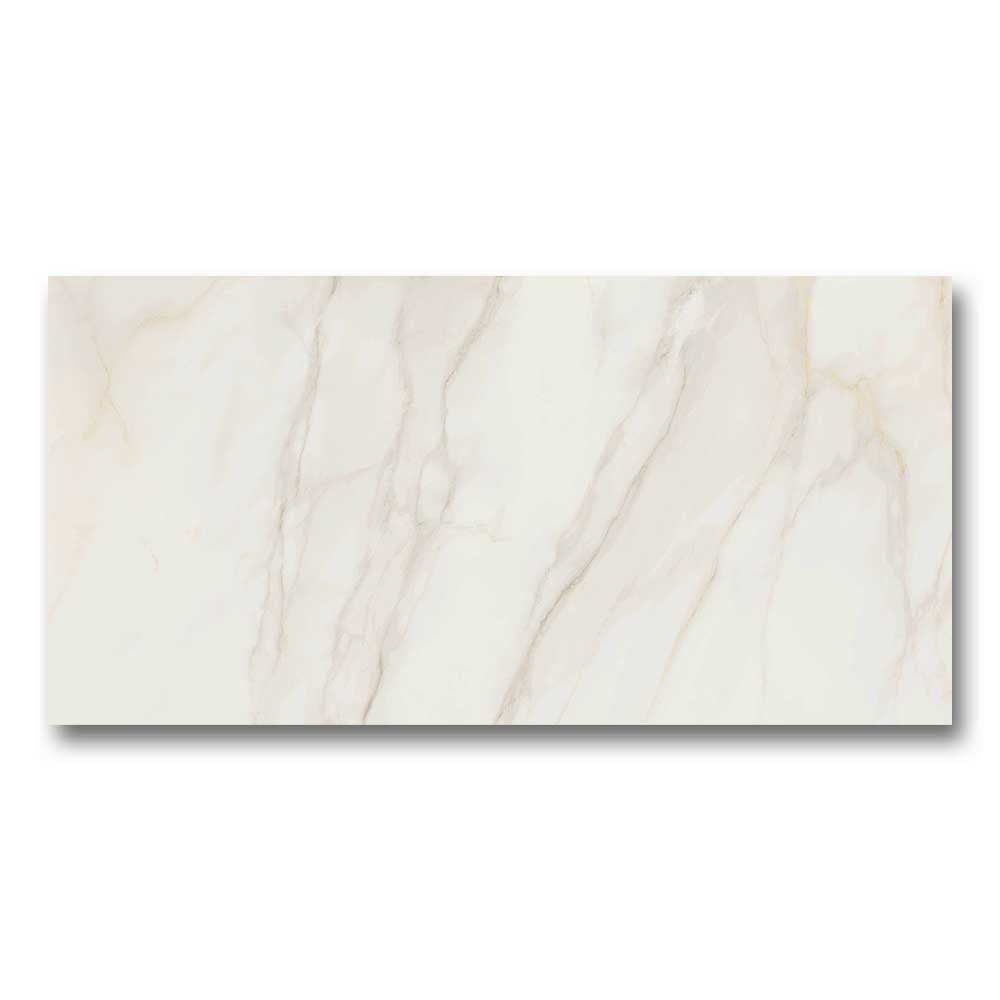 12x24 Tresana Blanco Matte Marble Look Porcelain Tile
