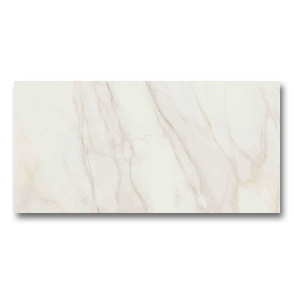 12x24 Tresana Blanco Matte Marble Look Porcelain Tile