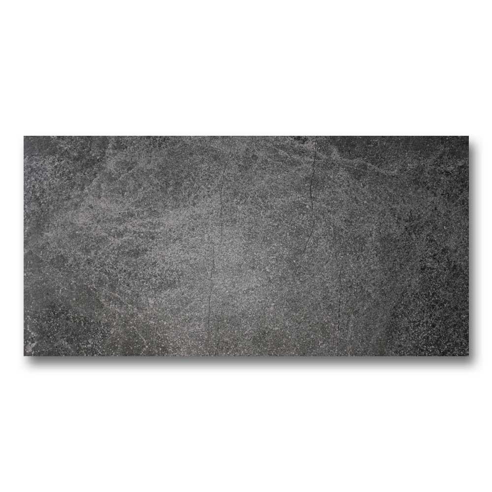 12x24 True Soft Black Matte Stone Look Porcelain Tile 12x24 True Soft Black Matte Stone Look Porcelain Tile - American Tile Depot
