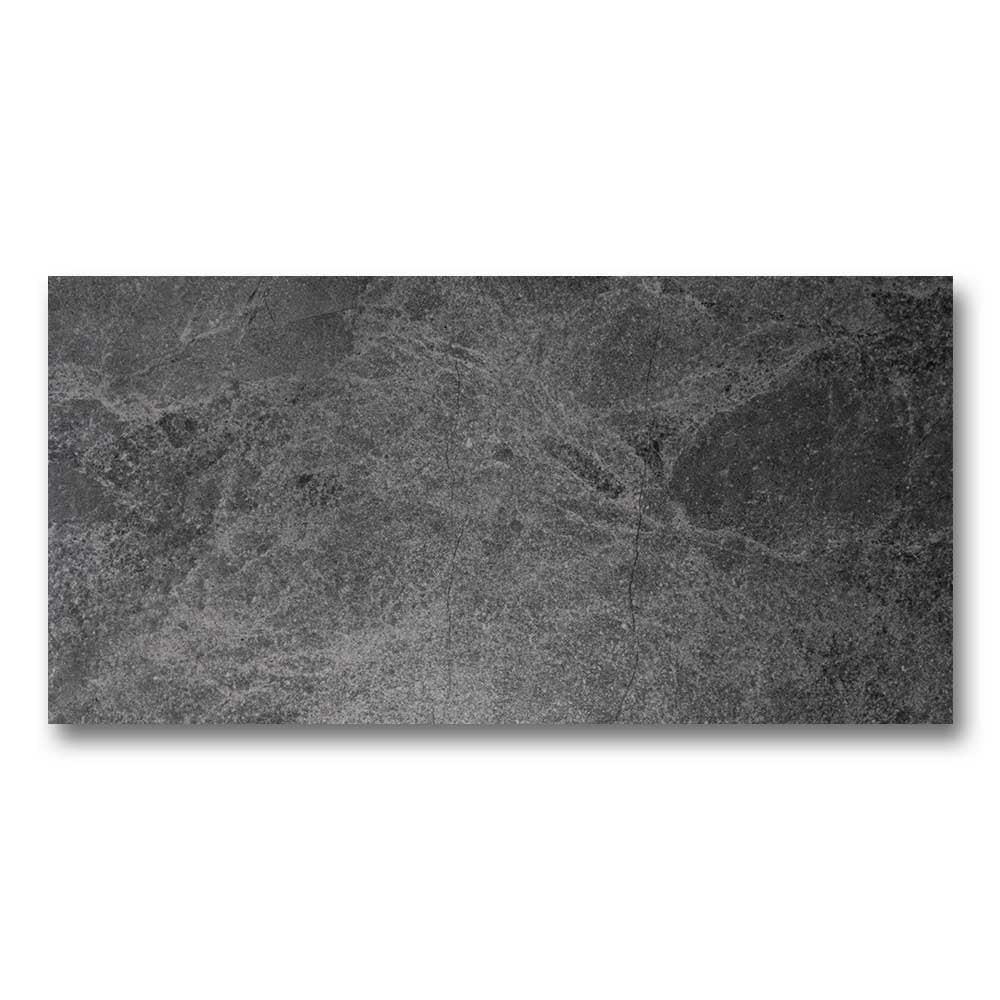 12x24 True Soft Black Matte Stone Look Porcelain Tile 12x24 True Soft Black Matte Stone Look Porcelain Tile - American Tile Depot