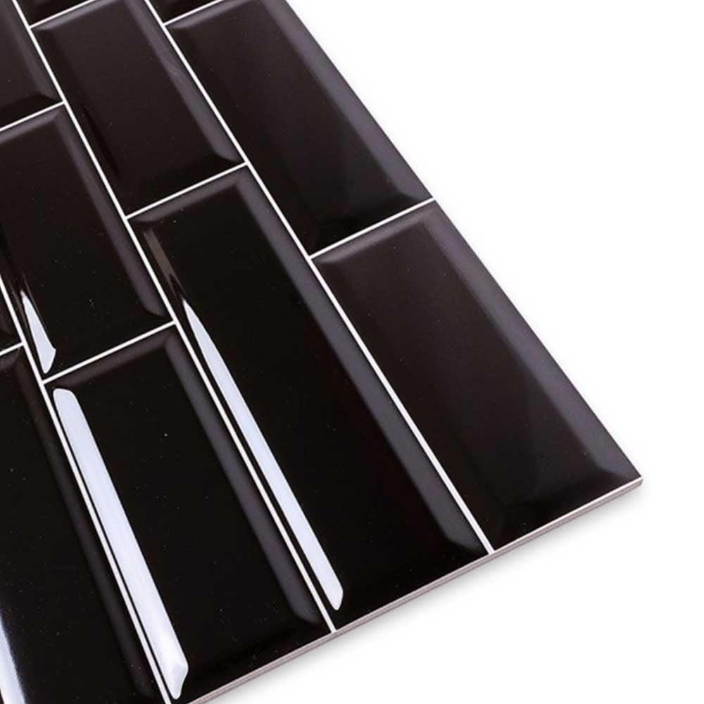 12x24 Tube Black Polished Solid Color Ceramic Tile 12x24 Tube Black Polished Solid Color Ceramic Tile - American Tile Depot