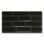 12x24 Tube Black Polished Solid Color Ceramic Tile 12x24 Tube Black Polished Solid Color Ceramic Tile - American Tile Depot