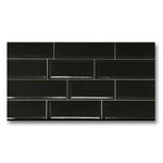 12x24 Tube Black Polished Solid Color Ceramic Tile 12x24 Tube Black Polished Solid Color Ceramic Tile - American Tile Depot