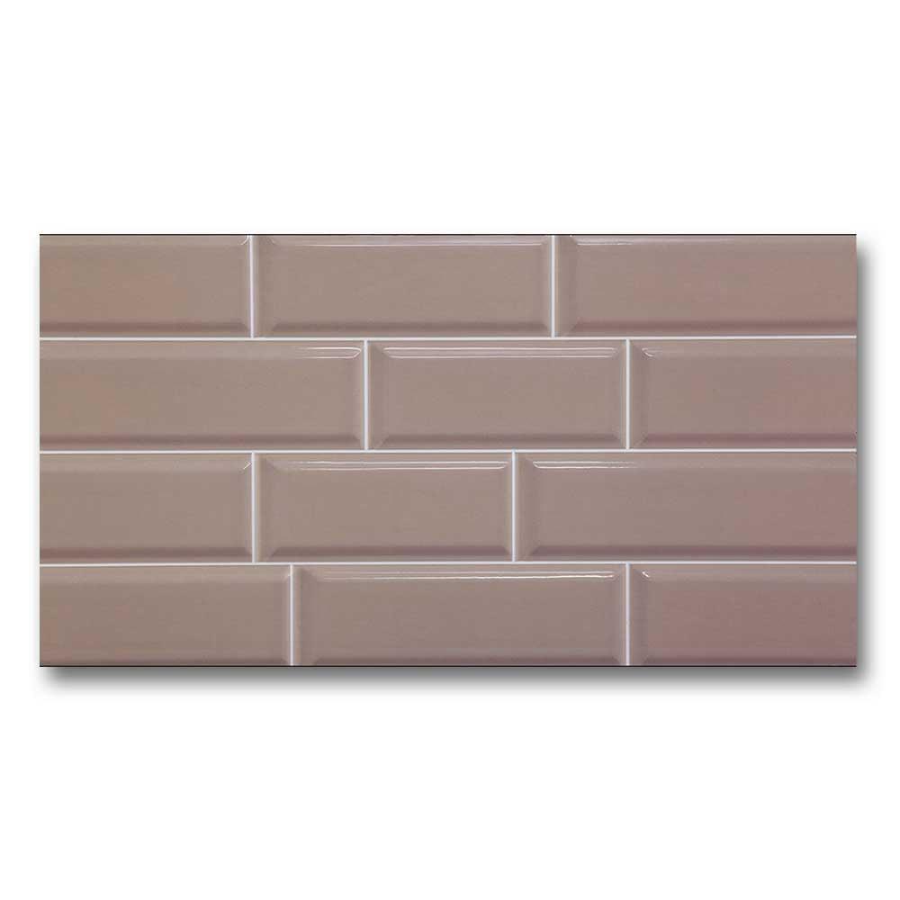 12x24 Tube Cream Polished Solid Color Ceramic Tile 12x24 Tube Cream Polished Solid Color Ceramic Tile - American Tile Depot