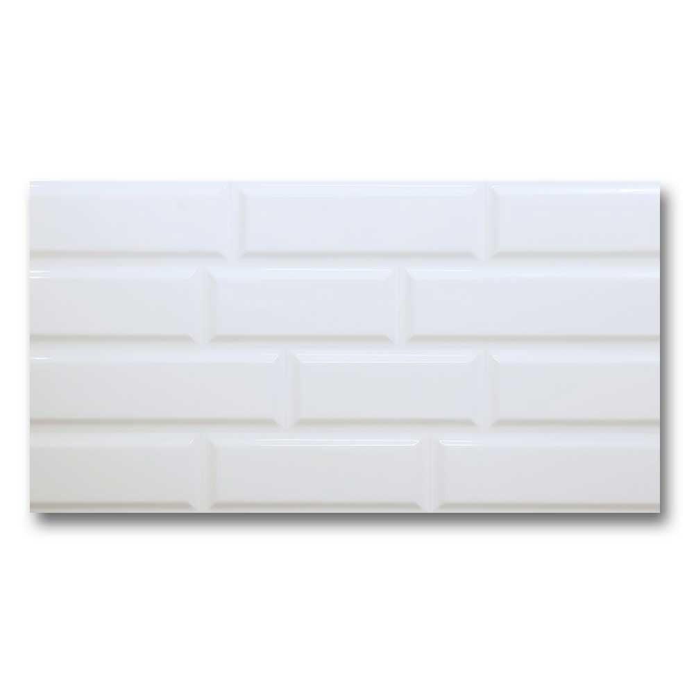 12x24 Tube White Polished Solid Color Ceramic Tile 12x24 Tube White Polished Solid Color Ceramic Tile - American Tile Depot
