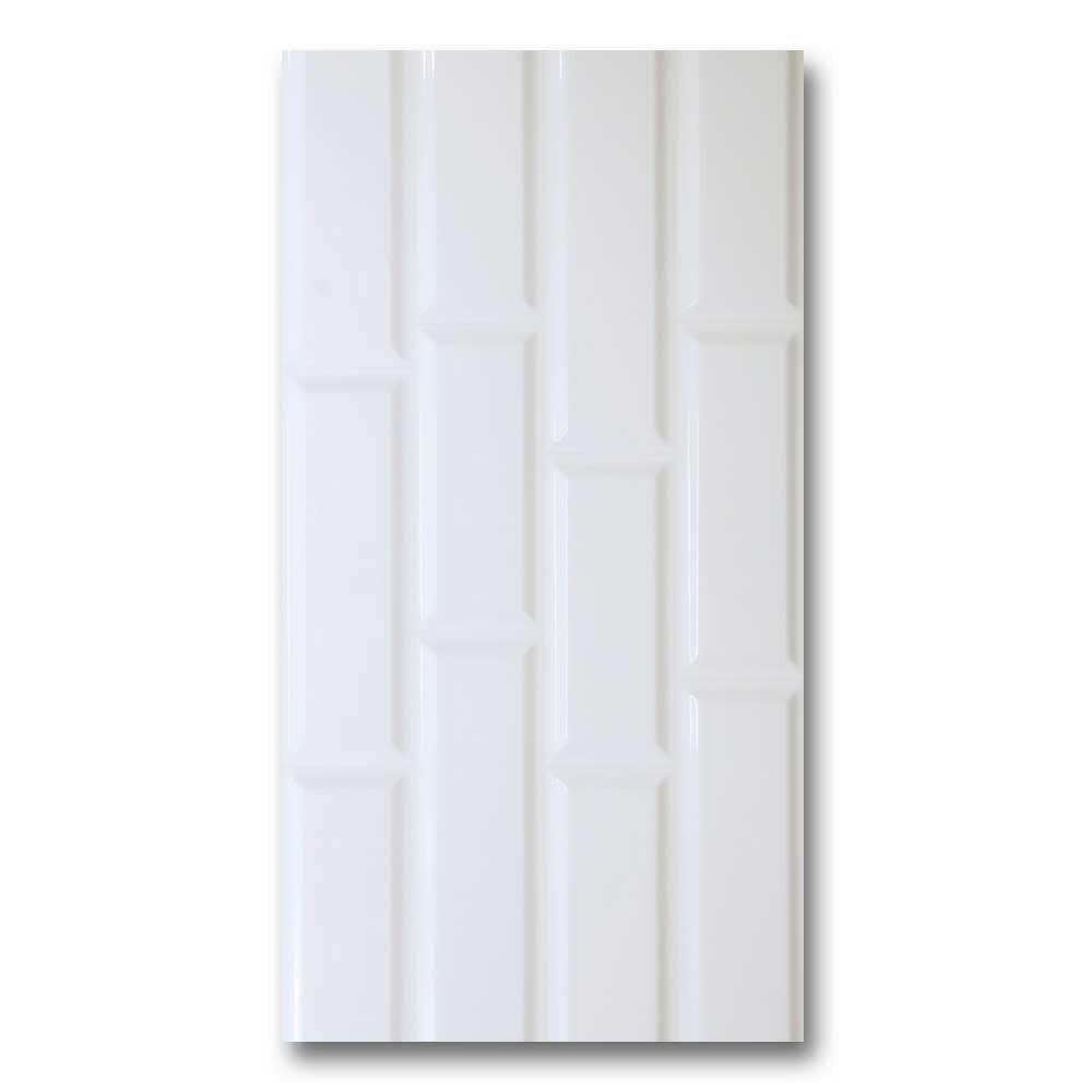 12x24 Tube White Polished Solid Color Ceramic Tile 12x24 Tube White Polished Solid Color Ceramic Tile - American Tile Depot