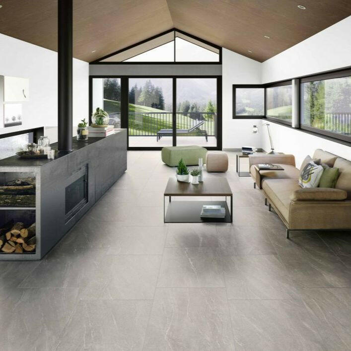 12x24 Urbion Pearl Matte Limestone Look Porcelain Tile 12x24 Urbion Pearl Matte Limestone Look Porcelain Tile - American Tile Depot
