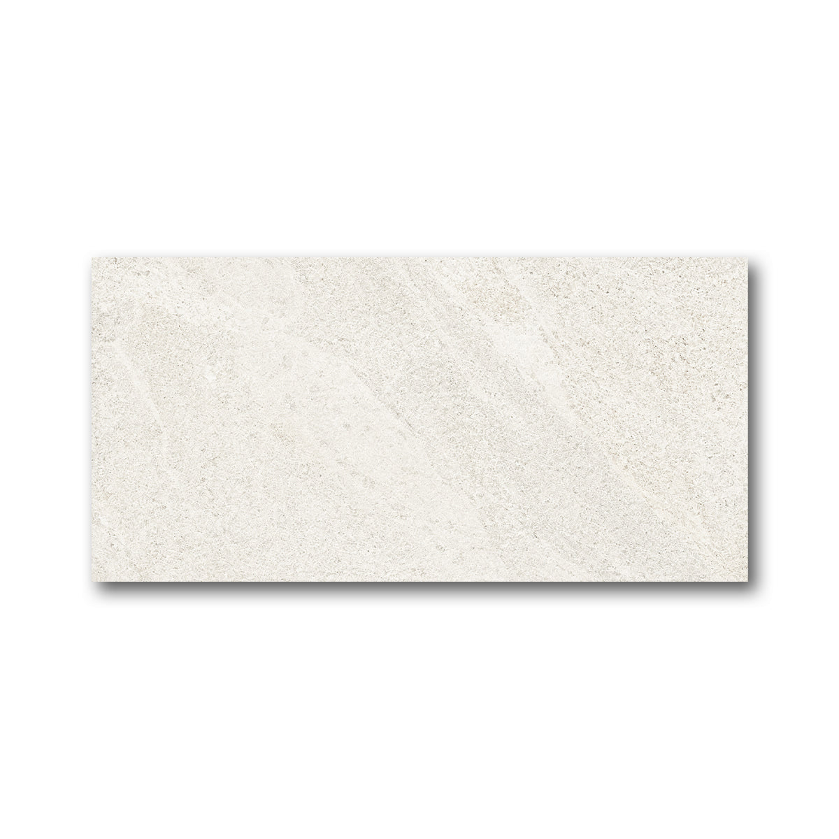 12x24 Urvella Snow Matte Limestone Look Porcelain Tile