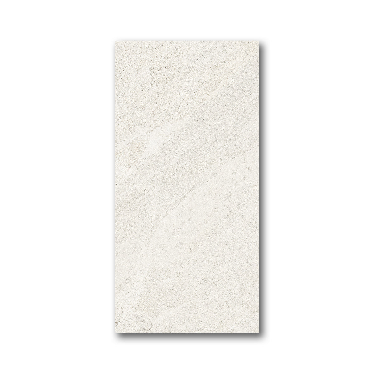 12x24 Urvella Snow Matte Limestone Look Porcelain Tile - American Tile Depot
