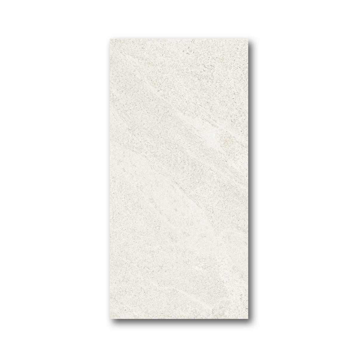 12x24 Urvella Snow Matte Limestone Look Porcelain Tile - American Tile Depot