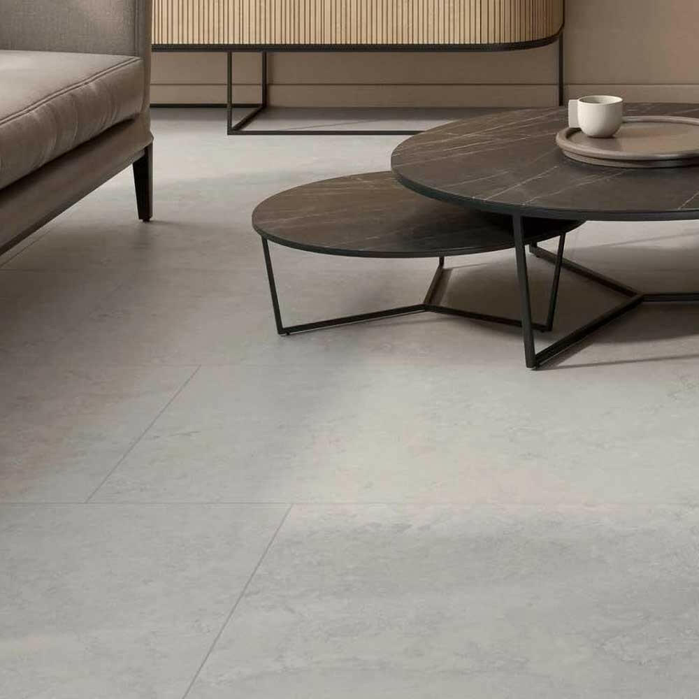 12x24 Valmont Rapolano Gray Travertine Look Matte Porcelain Tile 12x24 Valmont Rapolano Gray Travertine Look Matte Porcelain Tile - American Tile Depot
