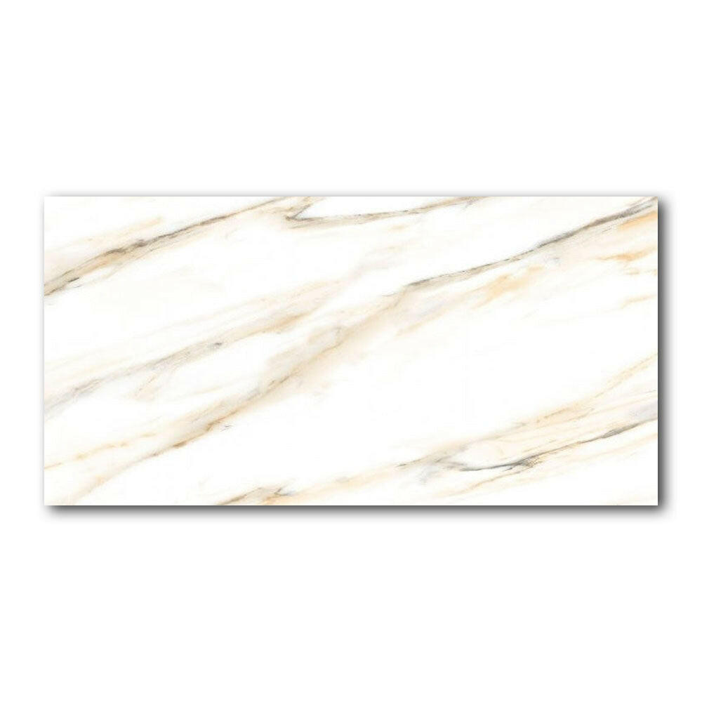 12x24 Veno Calacatta Gold Marble Look Polished Porcelain Tile 12x24 Veno Calacatta Gold Marble Look Polished Porcelain Tile - American Tile Depot