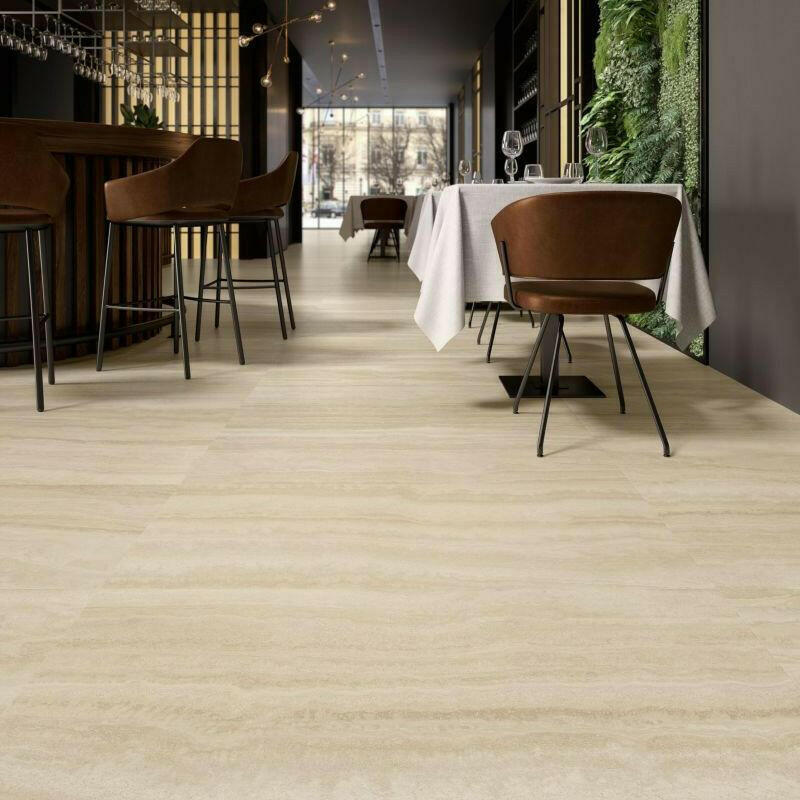 12x24 Viaura Vein Cut Beige Matte Travertine Look Porcelain Tile 12x24 Viaura Vein Cut Beige Matte Travertine Look Porcelain Tile - American Tile Depot