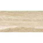 12x24 Viaura Vein Cut Beige Polished Travertine Look Porcelain Tile 12x24 Viaura Vein Cut Beige Polished Travertine Look Porcelain Tile - American Tile Depot