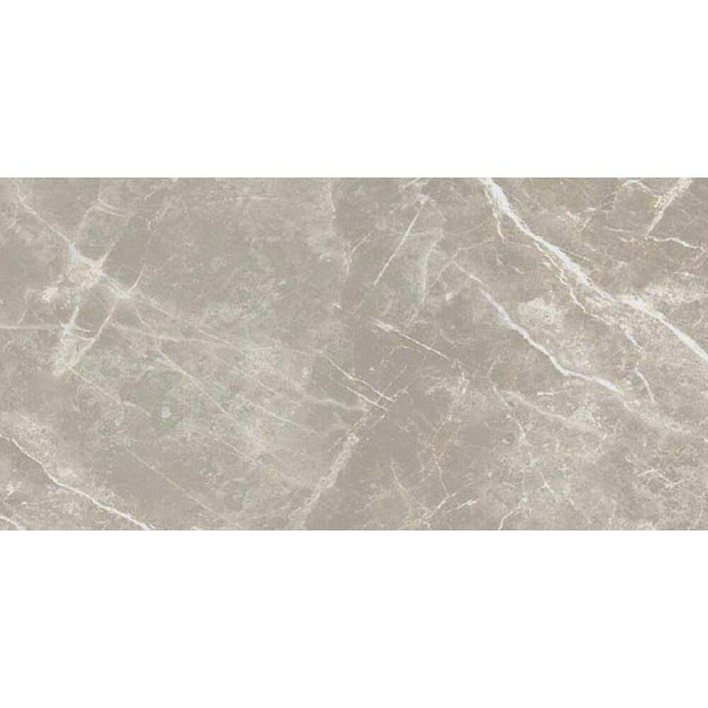 12x24 Virelia Grey Luc Glossy Marble Look Porcelain Tile 12x24 Virelia Grey Luc Glossy Marble Look Porcelain Tile - American Tile Depot