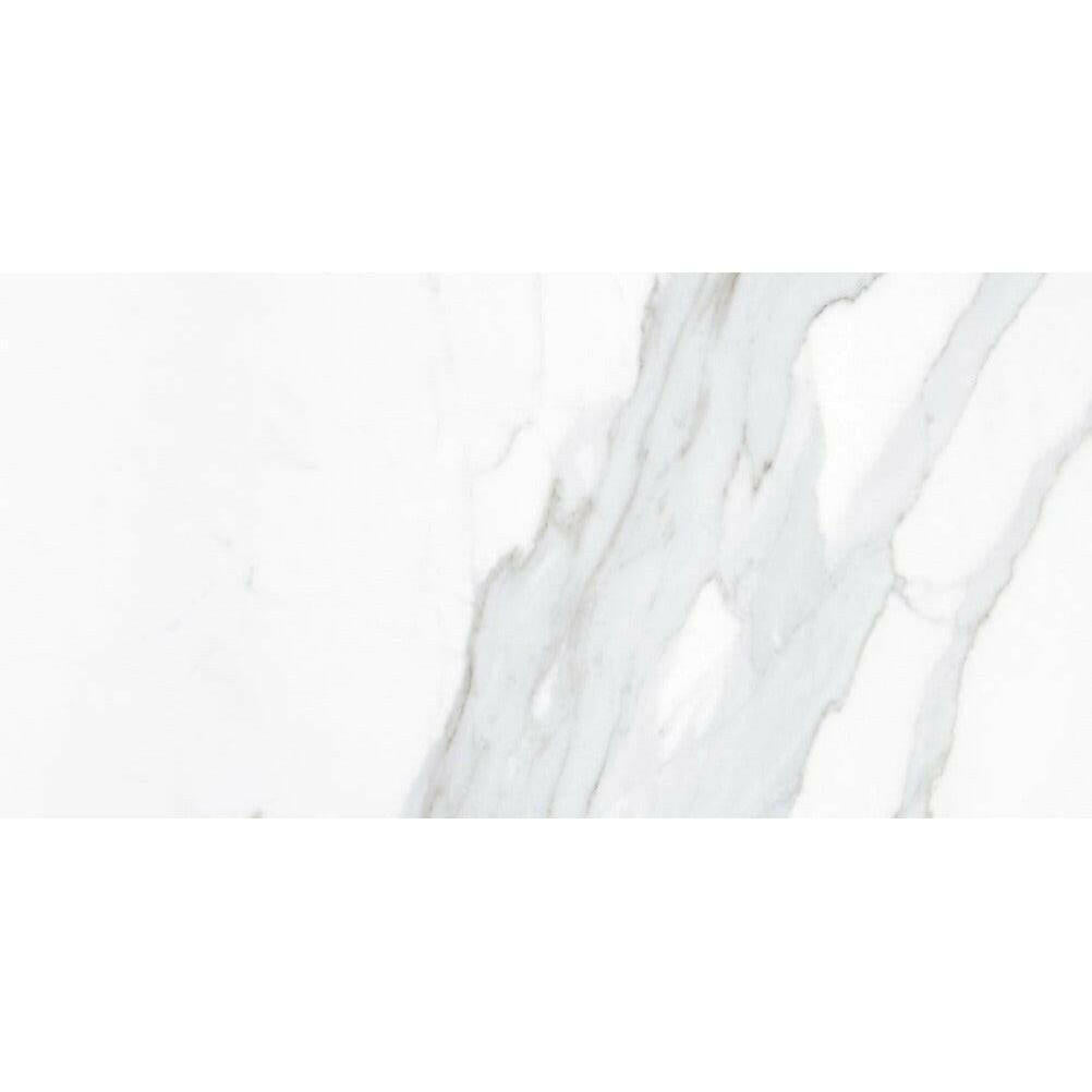 12x24 Virello Calacatta Lucido Polished Marble Look Porcelain Tile 12x24 Virello Calacatta Lucido Polished Marble Look Porcelain Tile - American Tile Depot