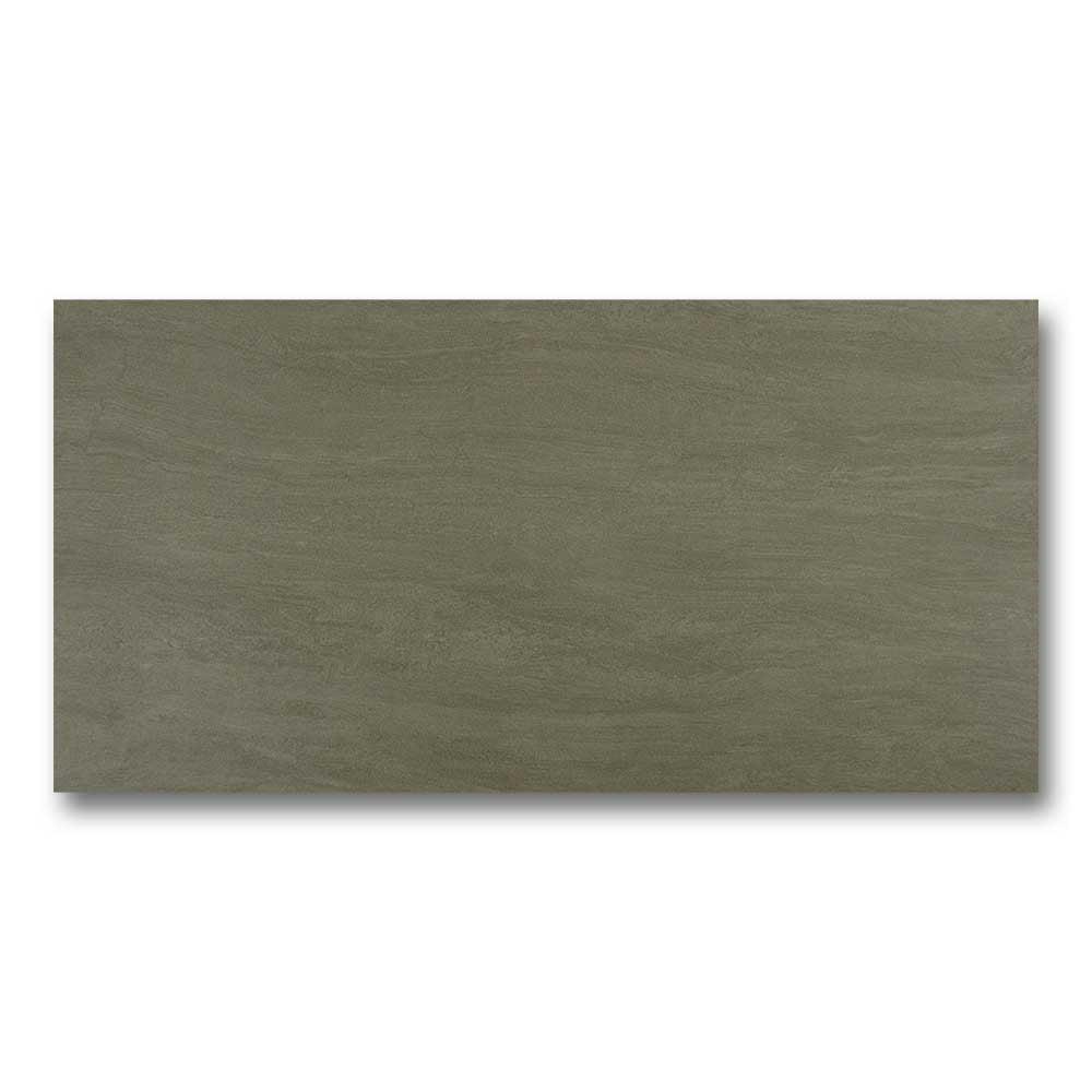 12x24 Vivo Dark Grey Natural Travertine Look Porcelain Tile