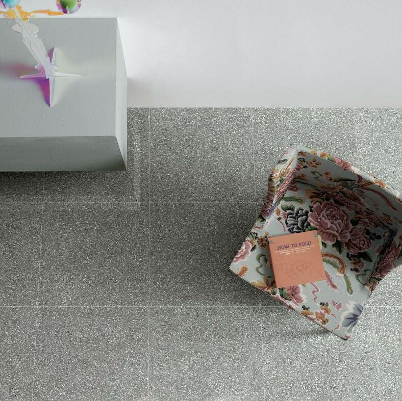 12x24 Zivra Santa Croce Luc Glossy Terrazzo Look Porcelain Tile 12x24 Zivra Santa Croce Luc Glossy Terrazzo Look Porcelain Tile - American Tile Depot