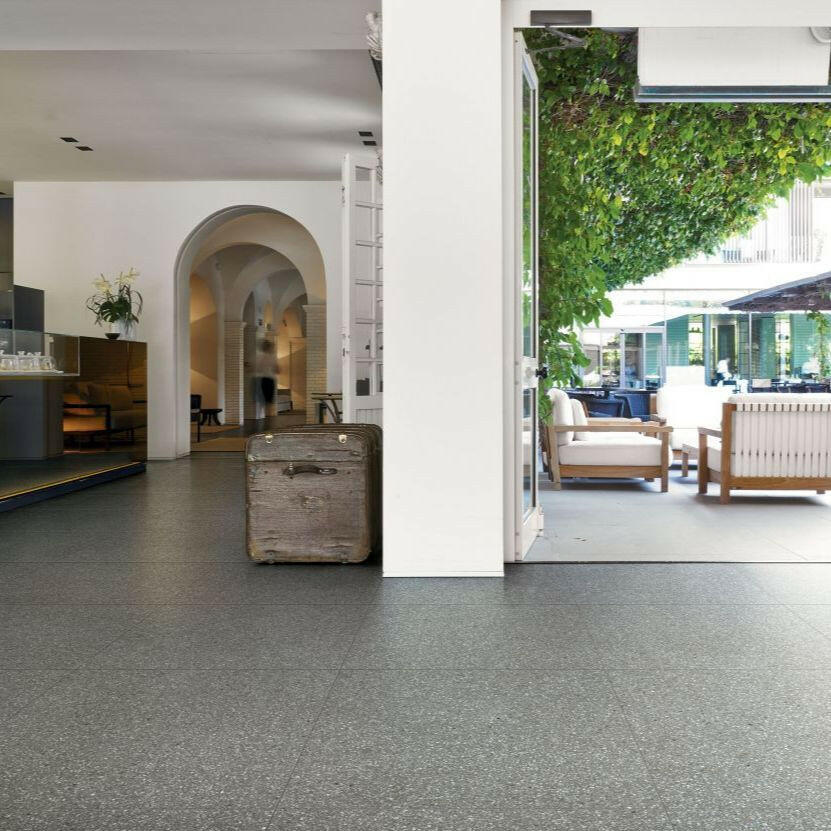 12x24 Zivra Santa Croce Nat Matte Terrazzo Look Porcelain Tile 12x24 Zivra Santa Croce Nat Matte Terrazzo Look Porcelain Tile - American Tile Depot