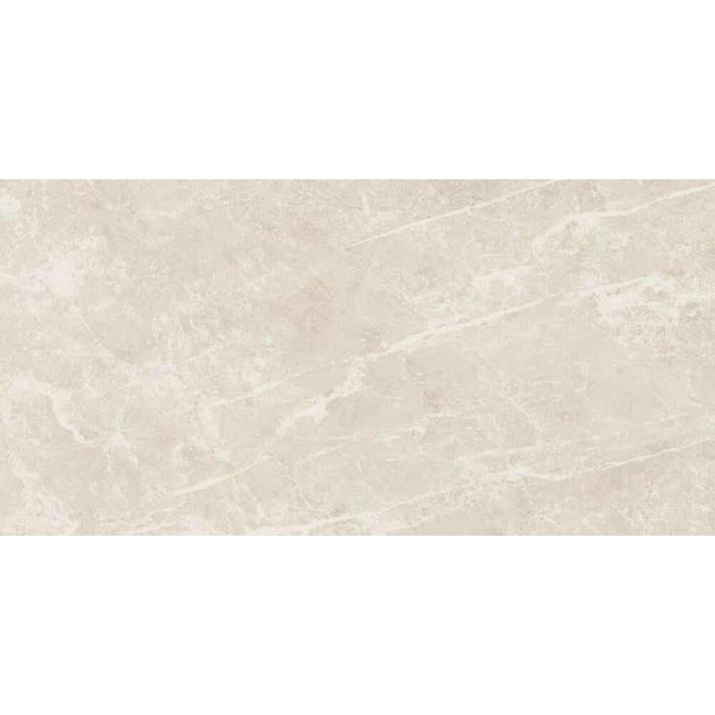 12x24 Dolomia White Luc Glossy Marble Look Porcelain Tile-American Tile Depot