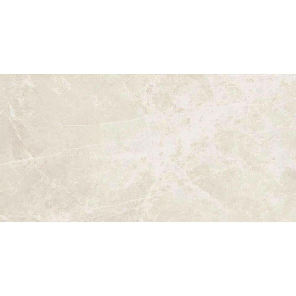 12x24 Dolomia White Luc Glossy Marble Look Porcelain Tile-American Tile Depot