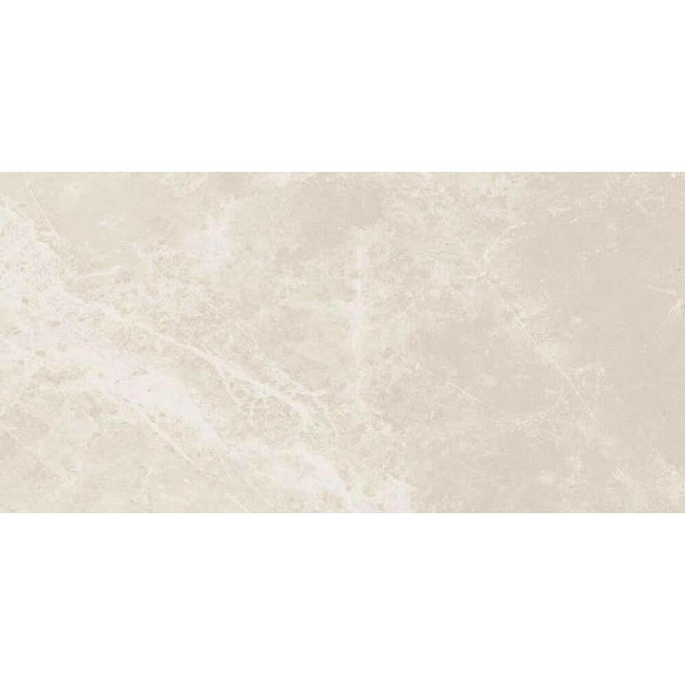 12x24 Dolomia White Luc Glossy Marble Look Porcelain Tile-American Tile Depot