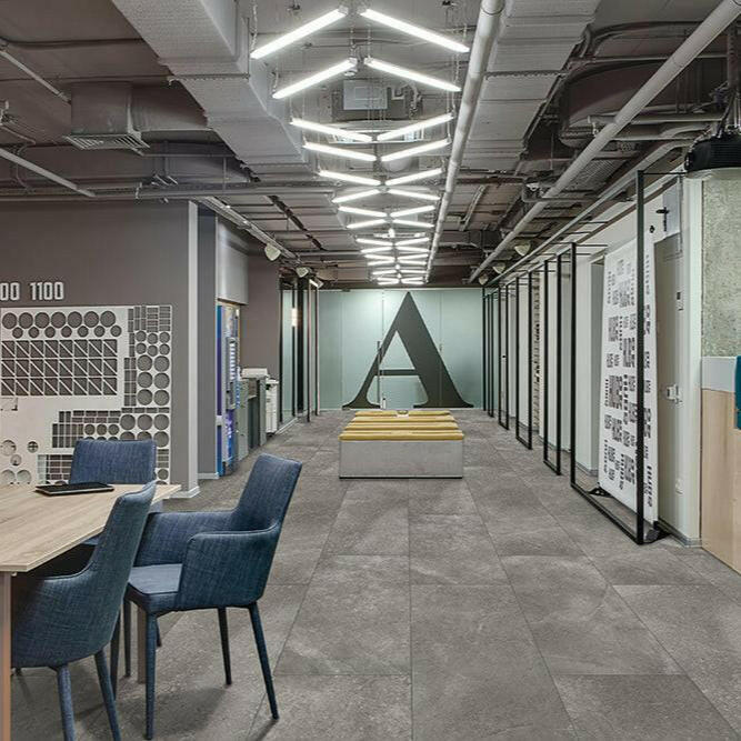 12x24 Leccese Cesellata Fossile Matte Limestone Look Porcelain Tile-American Tile Depot