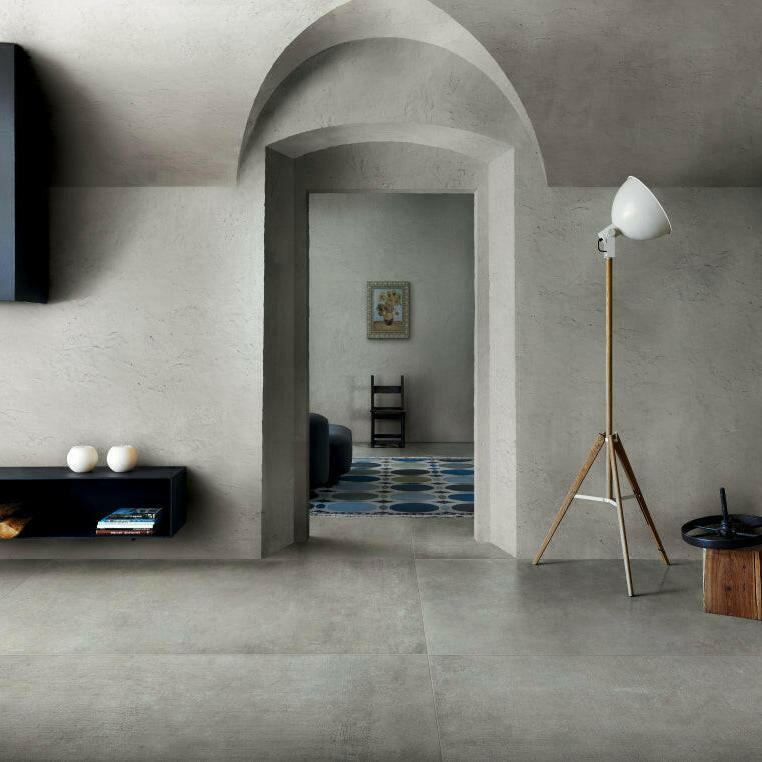 12x24 Matieres Nuage Matte Concrete Look Porcelain Tile-American Tile Depot
