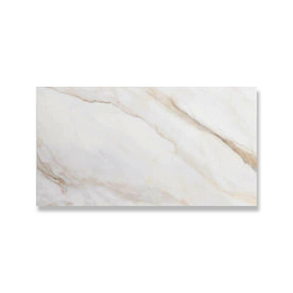 12x24 Nuvio Toscano Calacatta Borghini Marble Look Polished Porcelain Tile-American Tile Depot