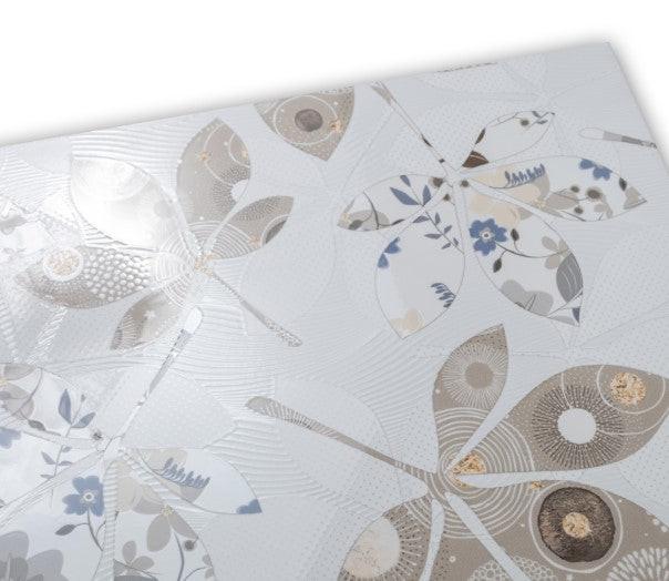 12x24 Chestnut Origin Polished Deco Tile Look Ceramic Tile