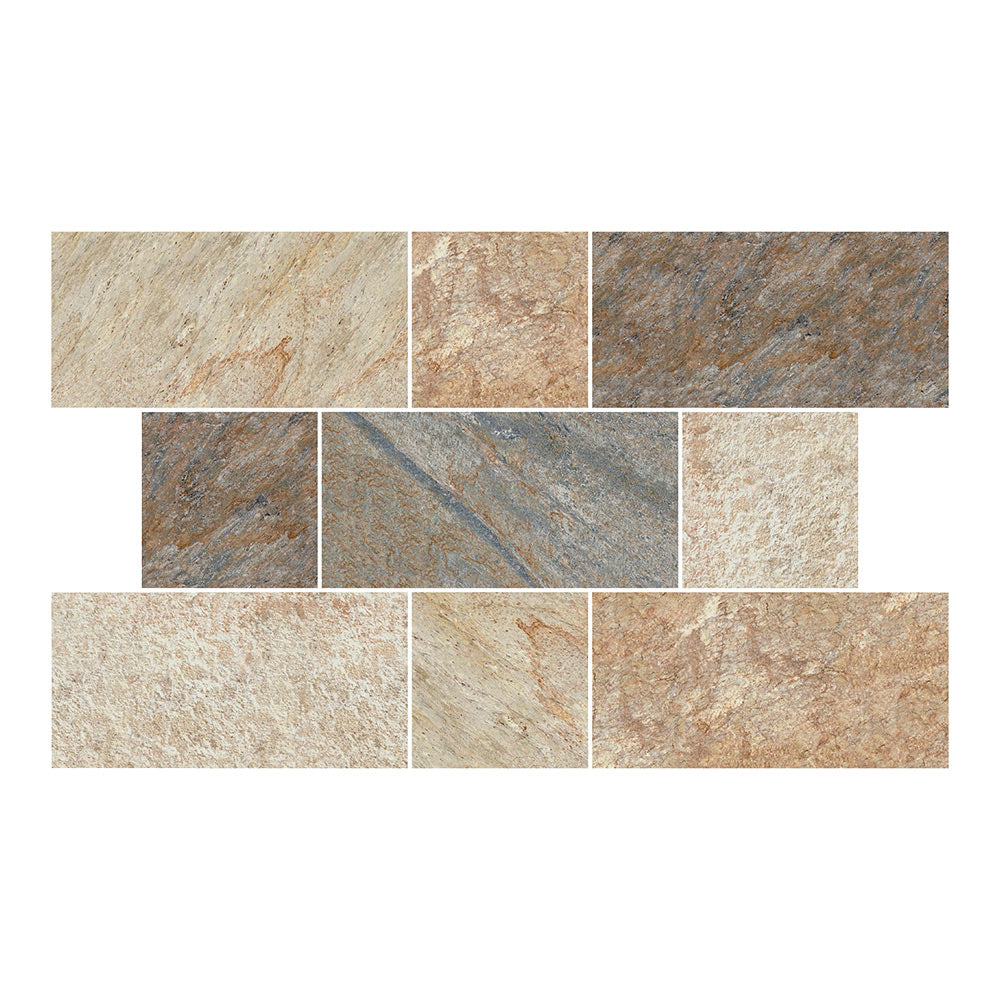 12x24 Italian Stones Stelvio R11 Quartz Look Porcelain Tile