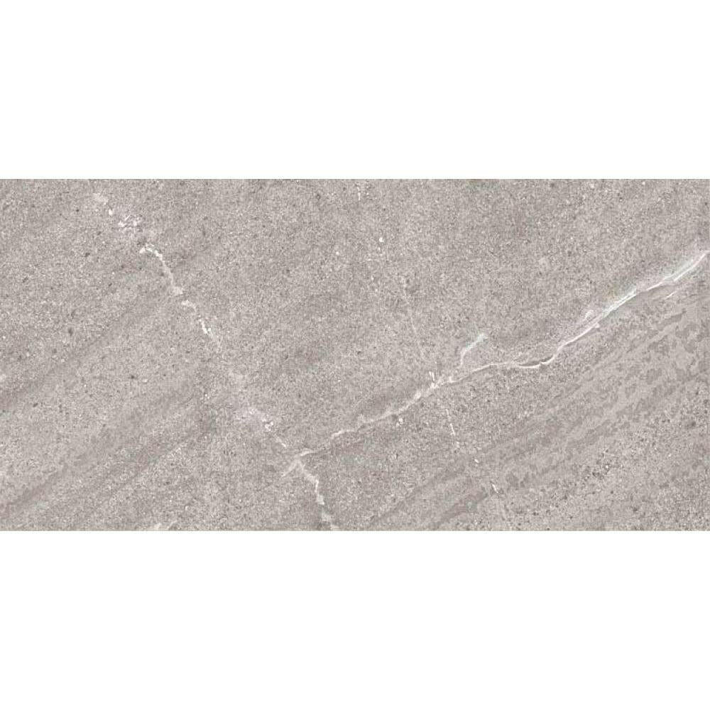 12x25 Sandrya Grey Lappato Stone Look Polished Porcelain Tile 12x25 Sandrya Grey Lappato Stone Look Polished Porcelain Tile - American Tile Depot