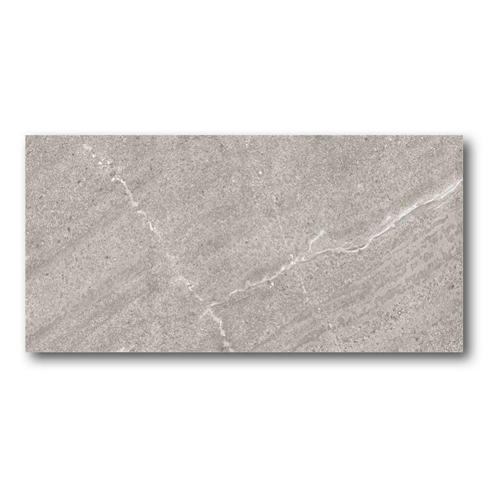 12x25 Sandrya Grey Matte Stone Look Porcelain Tile 12x25 Sandrya Grey Matte Stone Look Porcelain Tile - American Tile Depot