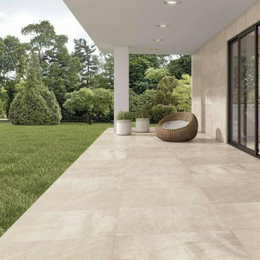 12x25 Sandrya Sand Lappato Stone Look Polished Porcelain Tile 12x25 Sandrya Sand Lappato Stone Look Polished Porcelain Tile - American Tile Depot